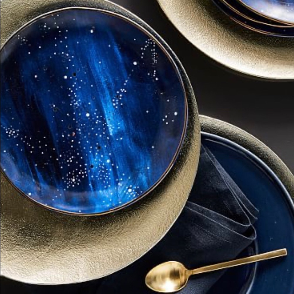 West Elm Constellation Salad Plate